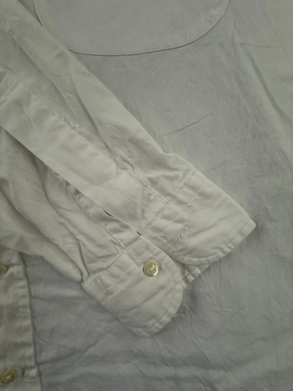 Brooks Brothers Basics White Long Sleeve Button Up Shirt 16 32 Cotton Woven Men